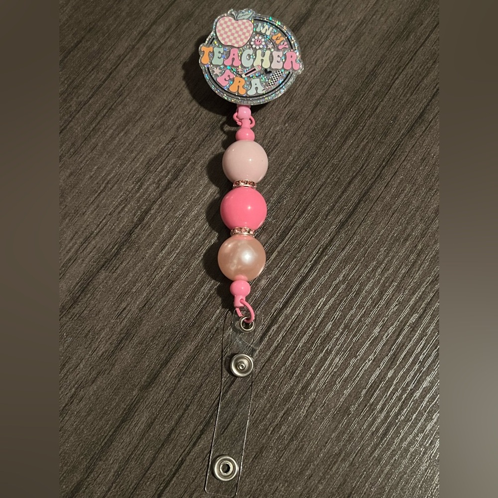 Teacher badge reel